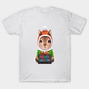 Christmas rabbit T-Shirt